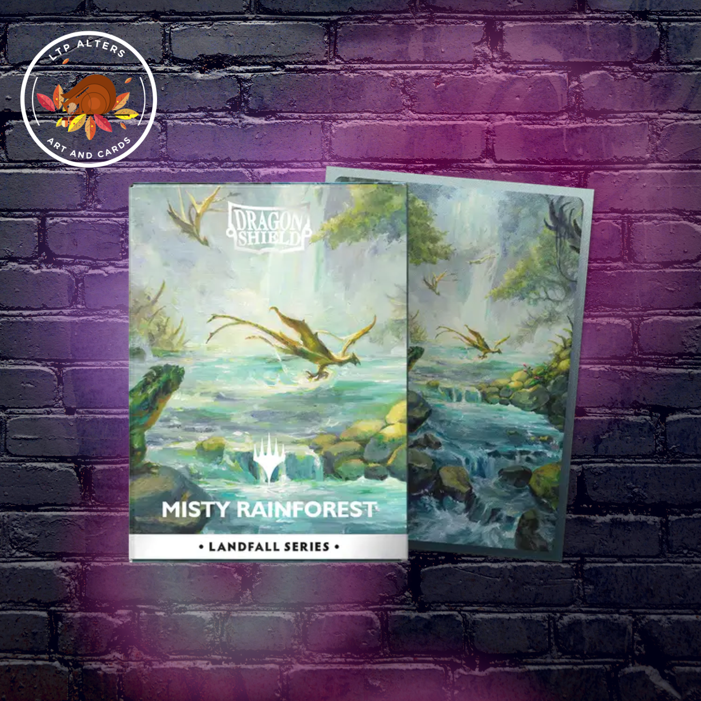 Misty Rainforest Landfall Sleeves Dragonshield