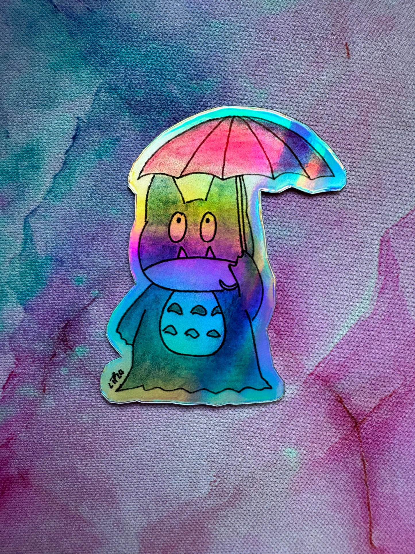 Munchlax Totoro Sticker Holo