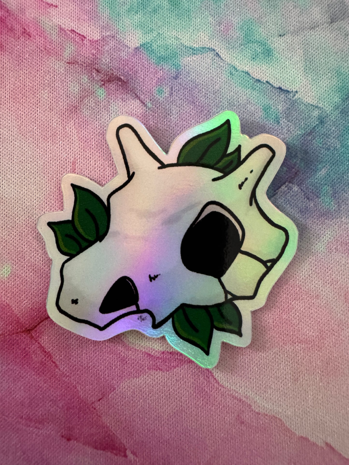 Cubone Skull Sticker Foil