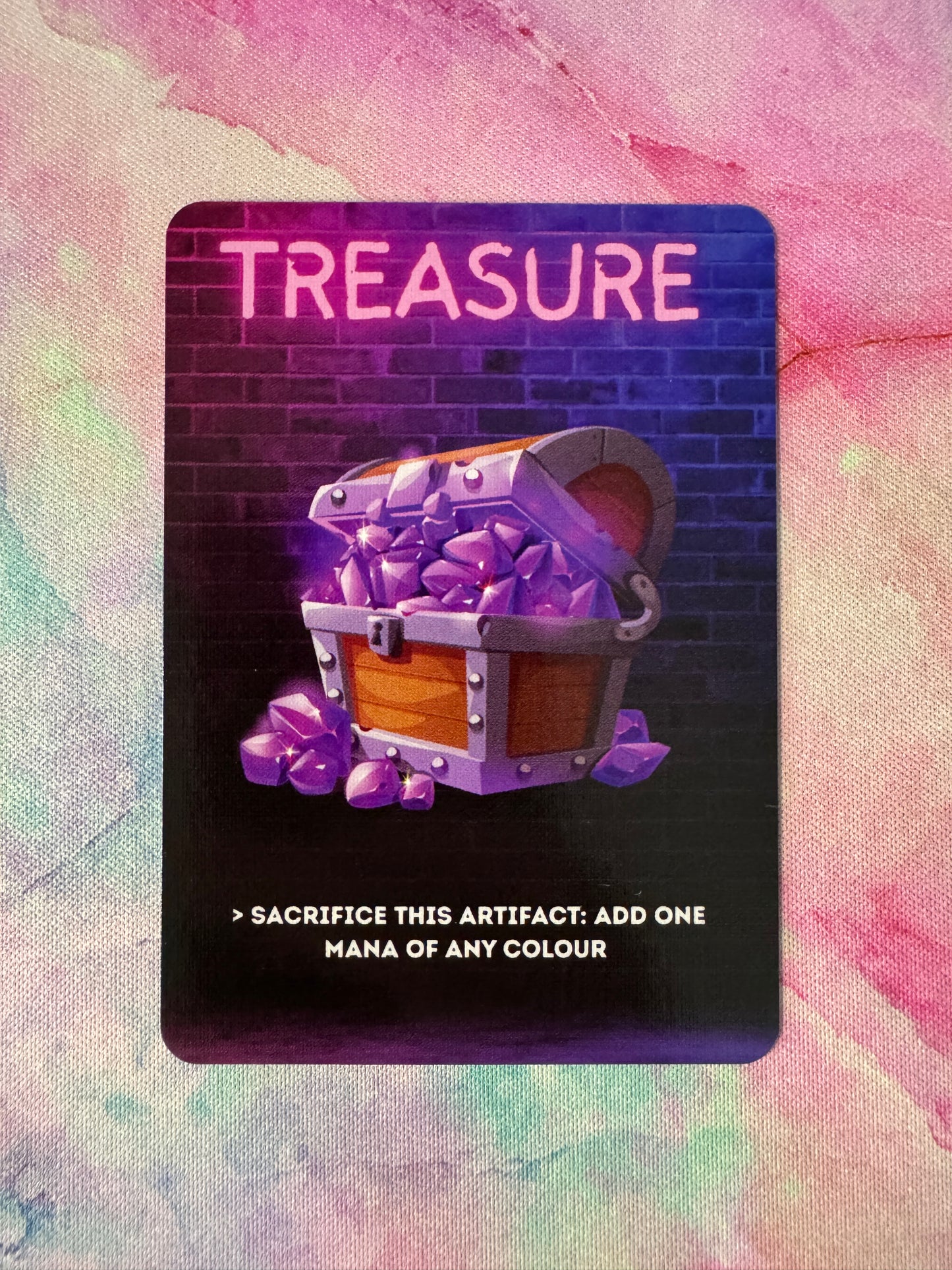 Treasure Purple MTG Token