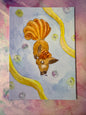 Vulpix A6 Art Print