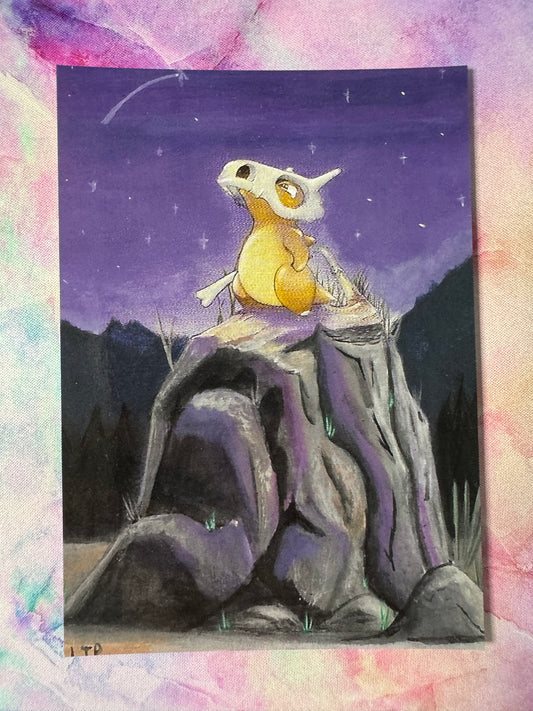 Cubone A6 Art Print