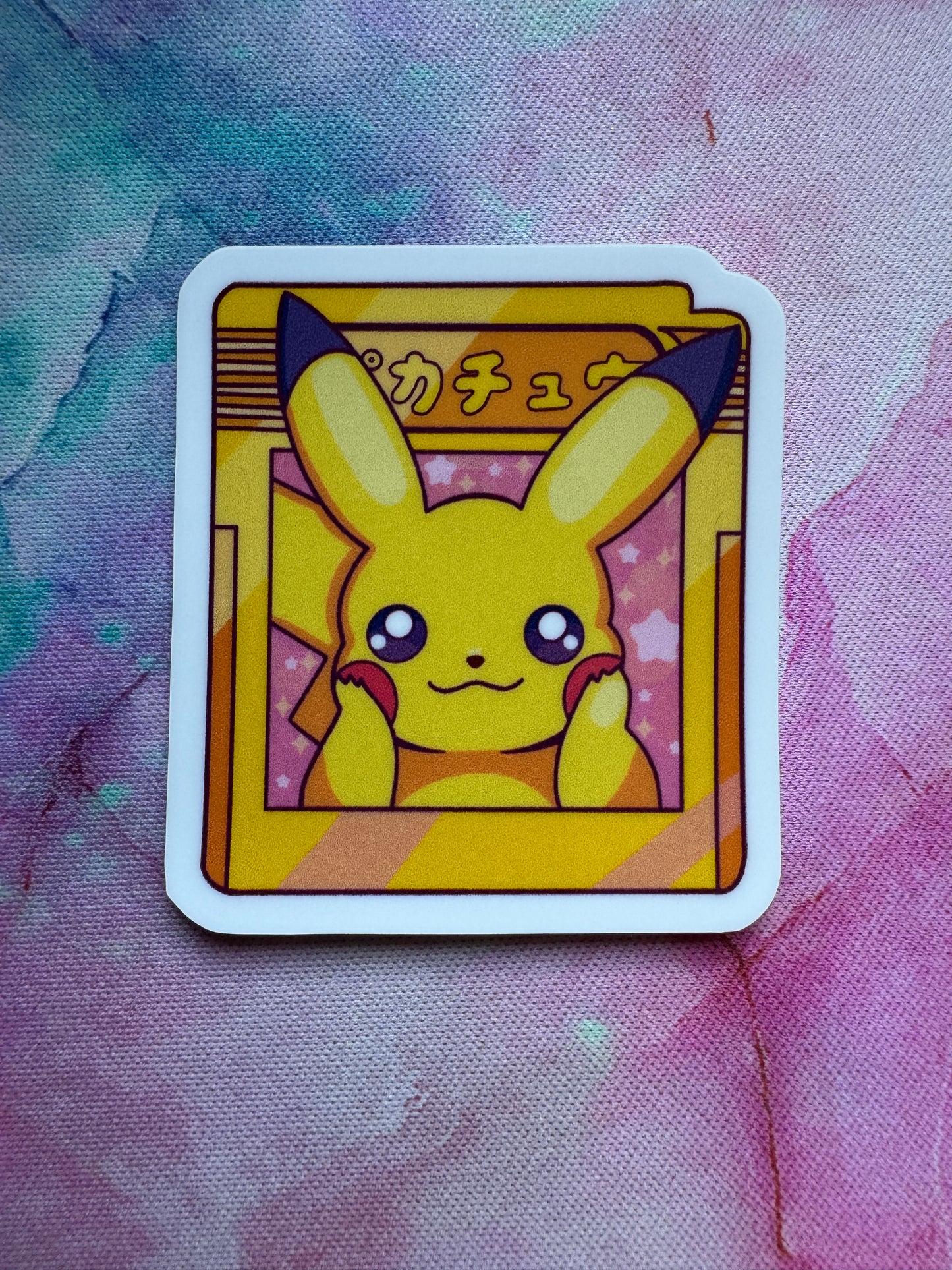 Pikachu Cartridge Sticker