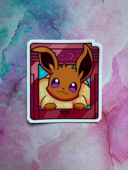 Eevee Catridge Sticker