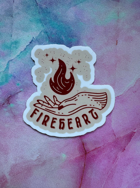 Fireheart Bookish Sticker