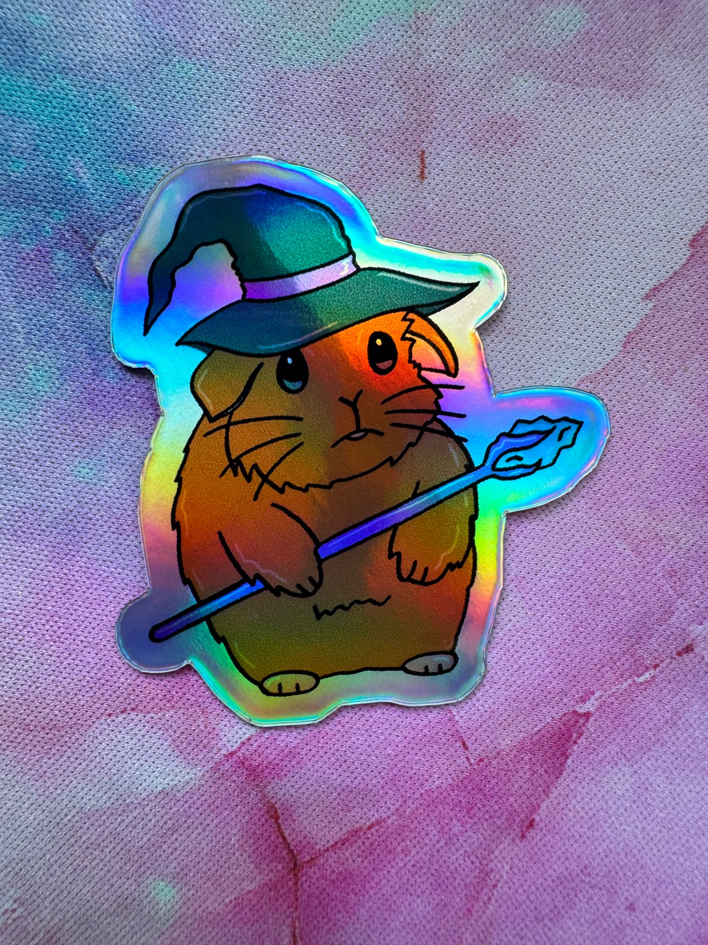 Simon the Reluctant Wizard Sticker Holo