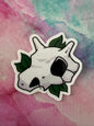 Cubone Skull Sticker Non Foil