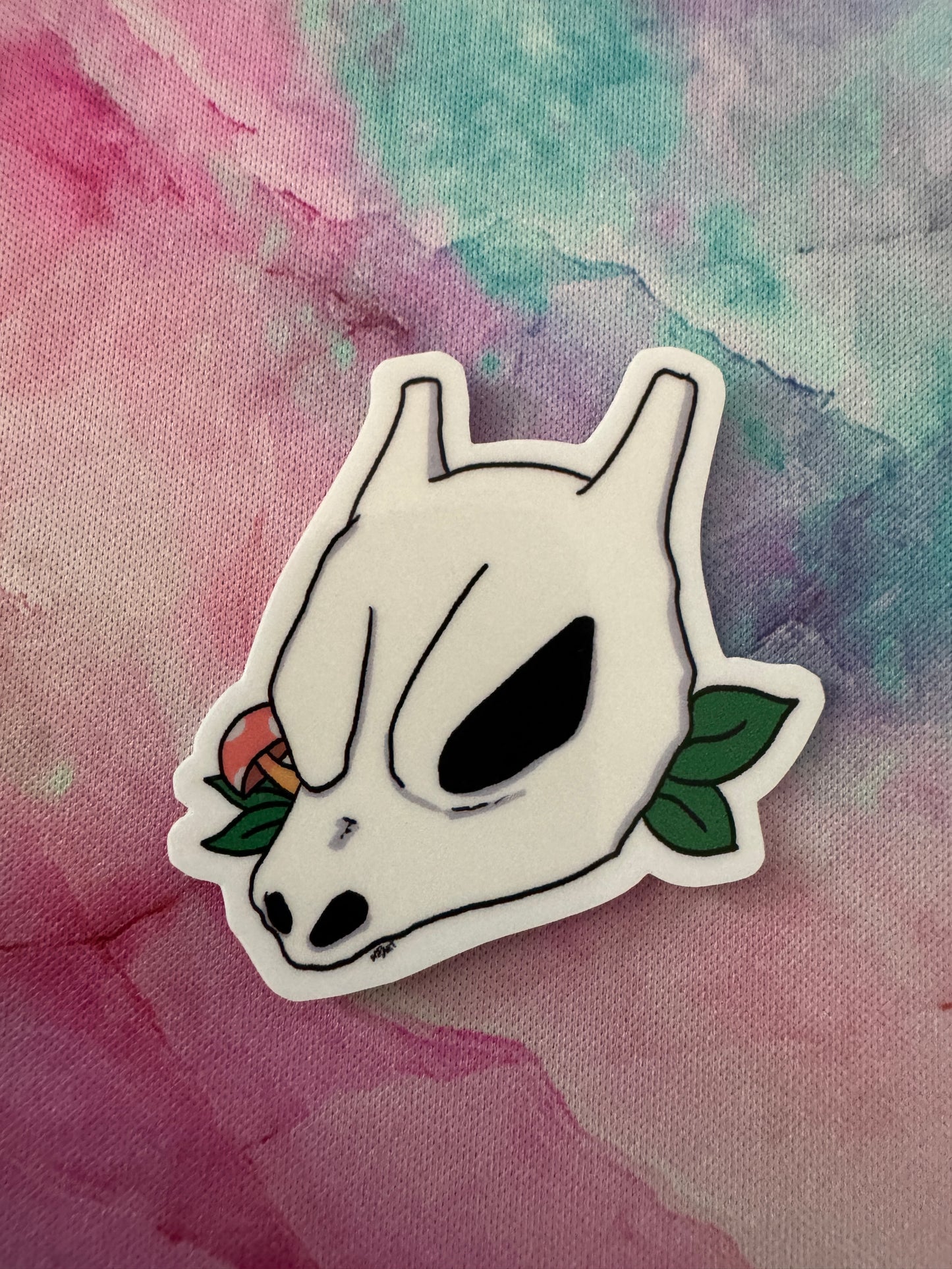 Mew two Skull Sticker