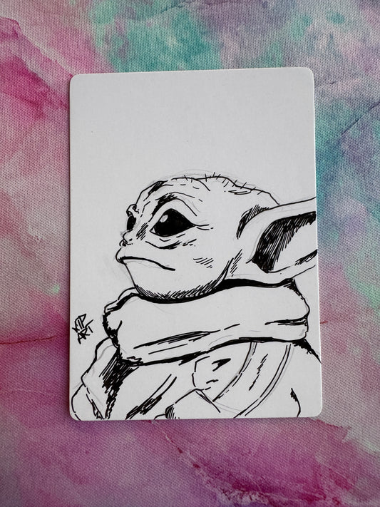 Original Sketch - Grogu