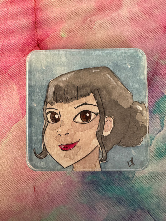 Zoey Hand Painted Magnet