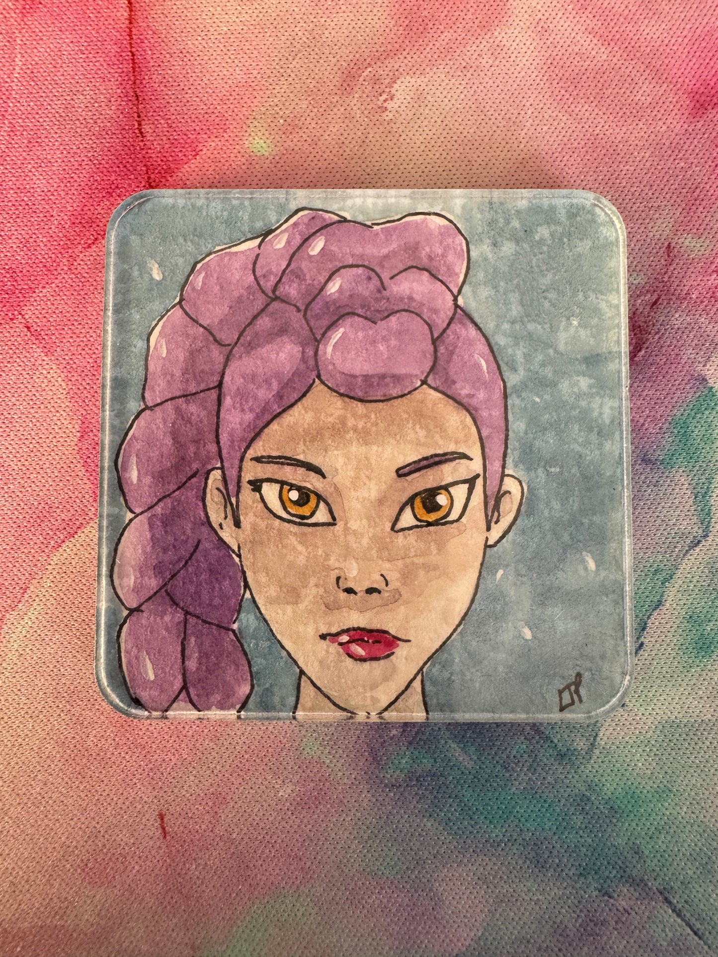 Rumi Hand Painted Magnet