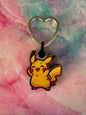 Pikachu Wooden gloss Keyring