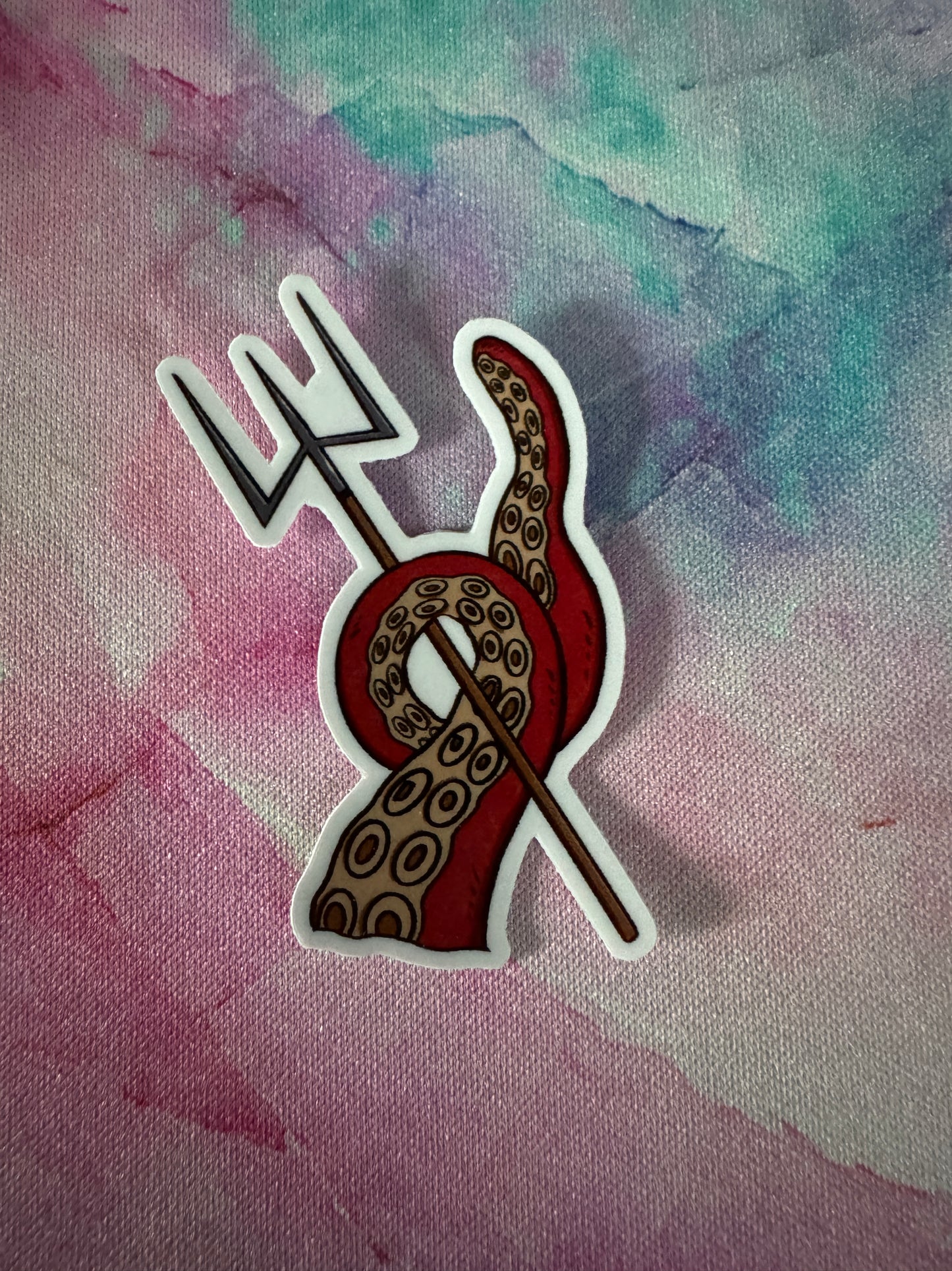 Kraken Trident Sticker