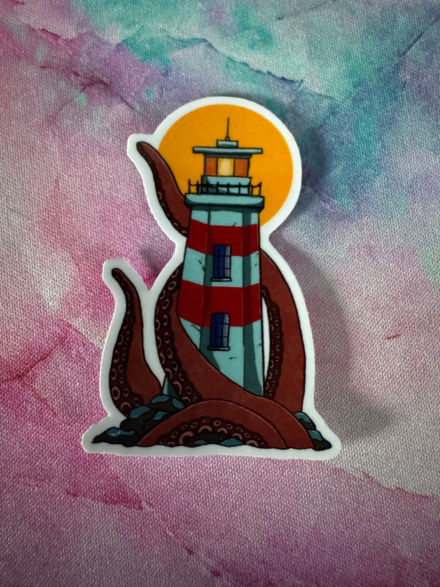 Kraken Lighthouse Sticker