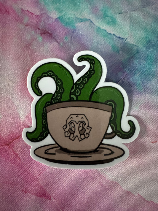 Tea Kraken Sticker