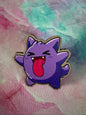 Gengar wooden pin badge