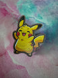 Pikachu wooden pin badge