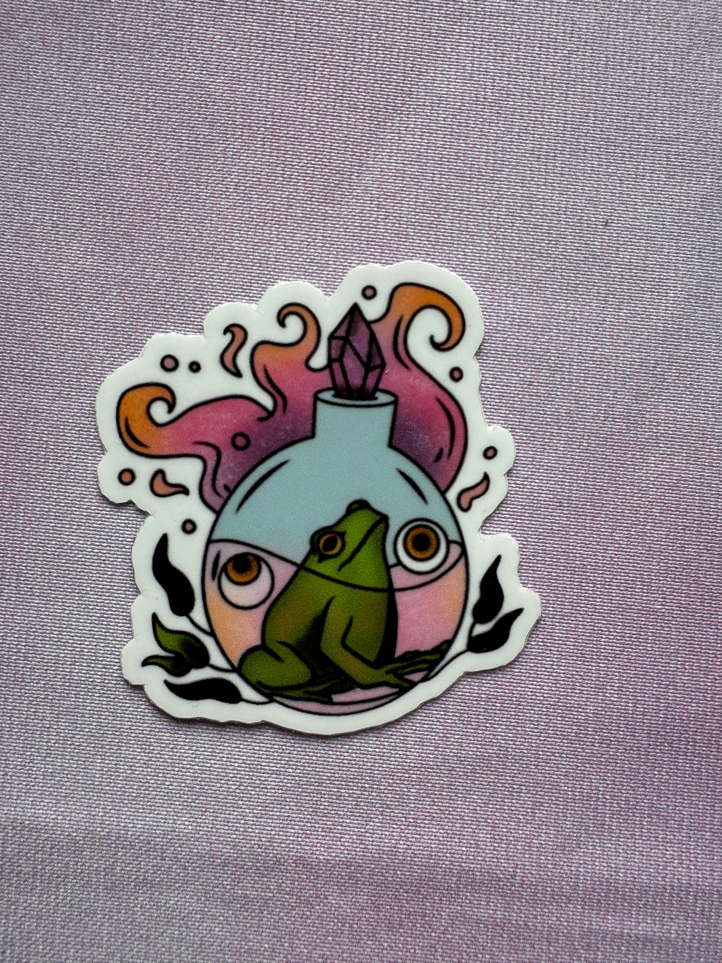 Fantasy Frog Potion Sticker